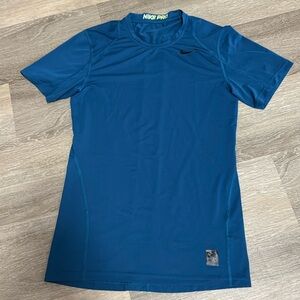 GUC Nike Pro Men’s Running Dri-Fit Teal Shirt, Size Small